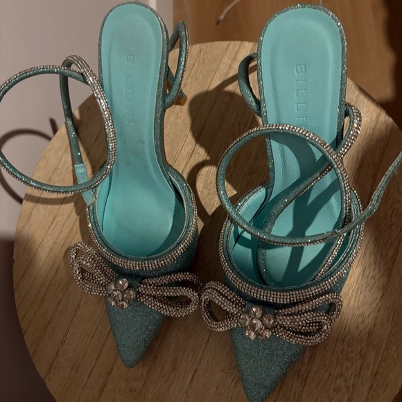 Billini Blue Heels - Picture 2 of 2